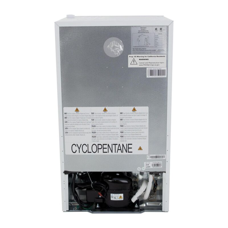 Avanti AVARM3306W 3.3 Cu Ft Compact Refrigerator w/ Chiller, White - Image 10