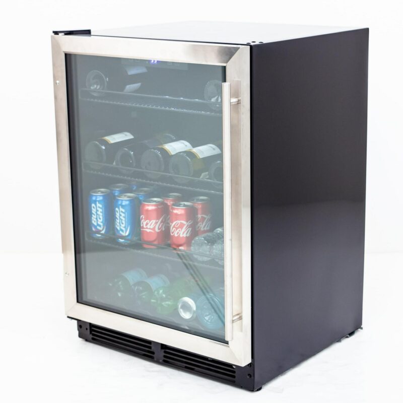 Avanti BVB52T4S 133 Can Stainless Steel Beverage Center - Image 6