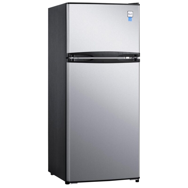 Avanti RA45B3S 4.5 Cu. Ft. Stainless Top Freezer Compact Refrigerator