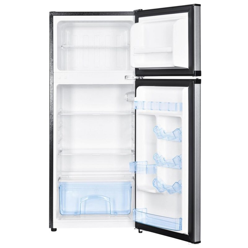 Avanti RA45B3S 4.5 Cu. Ft. Stainless Top Freezer Compact Refrigerator - Image 3