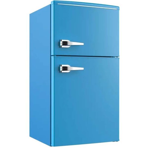 Avanti Retro Series 3.0 cu. ft Double-Door Design Compact Refrigerator and Freezer, Manual Defrost