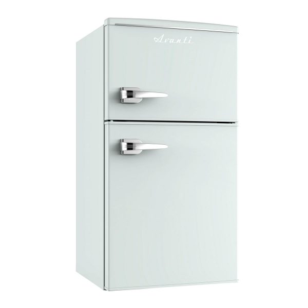 Avanti Retro Series Compact Refrigerator and Freezer, 3.0 cu. ft., in Seafoam Green (RMRT30X7G-IS)