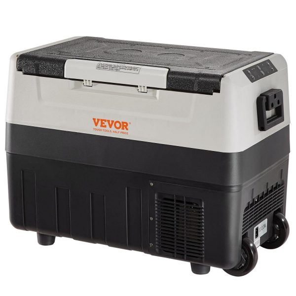 BENTISM 38 Qt Portable Car Refrigerator RV Fridge Freezer 12/24V DC and 110-240V AC