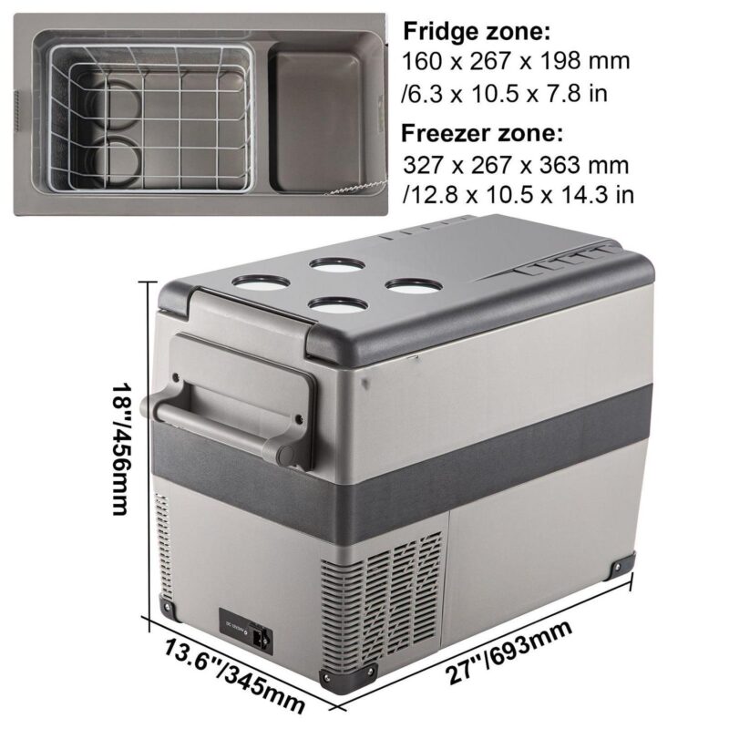 BENTISM 45L Compressor Portable Small Refrigerator Cooler Freezer Home And Car Vehicular Fridge - Image 8