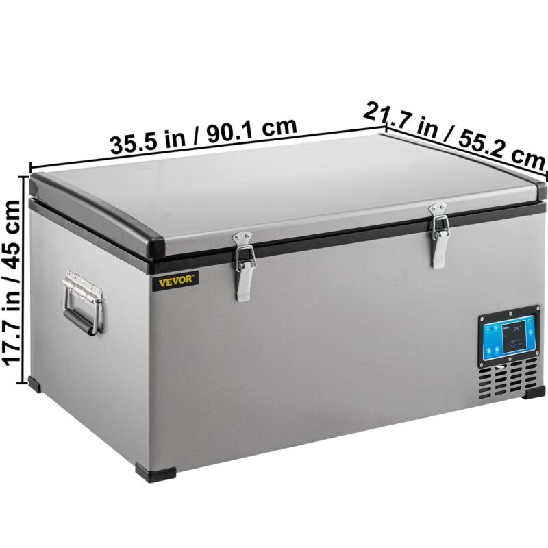 BENTISM Car Refrigerator, 40Qt/38L, 12v Portable Freezer with Dual Zone, 12/24V DC and 110-240V AC Electric Compressor Cooler w/ -4a -68a Cooling Range, for Car Truck Vehicle RV Boat Outdoor and Home use - Image 8