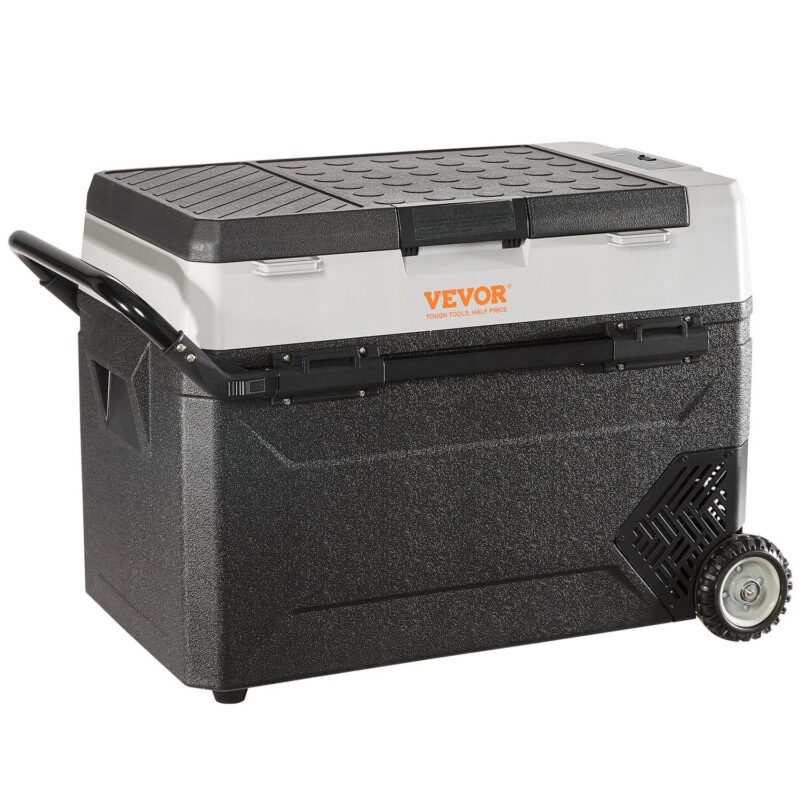 BENTISM Car Refrigerator 56Qt, 12v Portable Freezer with Dual Zone, 12/24V DC and 110-240V AC Electric Cooler with -4a -50a Cooling Range, for Car Truck Vehicle RV Boat Outdoor and Home use - Image 6