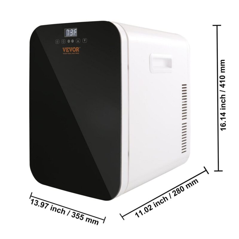 BENTISM Mini Fridge 20L 22 Cans,Portable Cooler Warmer,Skincare Fridge AC/DC Mini Cosmetics Makeup Fridge,for Bedroom Office Car Boat Dorm Skincare - Image 8