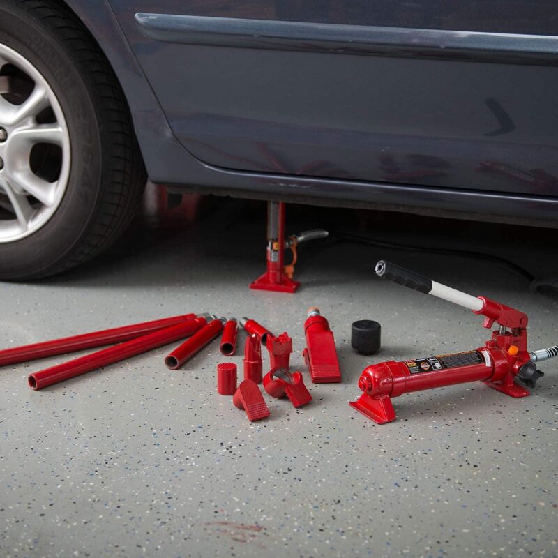 BIG RED 4 Ton Red Hydraulic Steel Auto Body Frame Repair Kit Tool,DMT70401S - Image 4