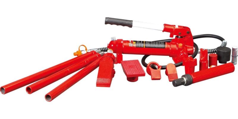 BIG RED 4 Ton Red Hydraulic Steel Auto Body Frame Repair Kit Tool,DMT70401S - Image 5