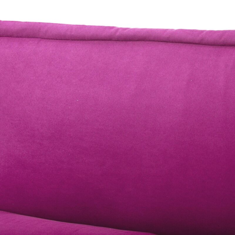 BSHTI 64.6a Futon Sofa Bed,Velvet Upholstery,Twin Size Convertible Sofa,Perfect Meet your Different Needs-Pink - Image 7