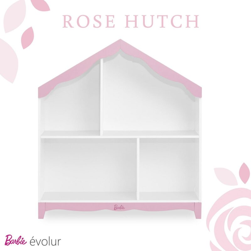Barbie by Evolur Rose Hutch in White and Pink - Image 7