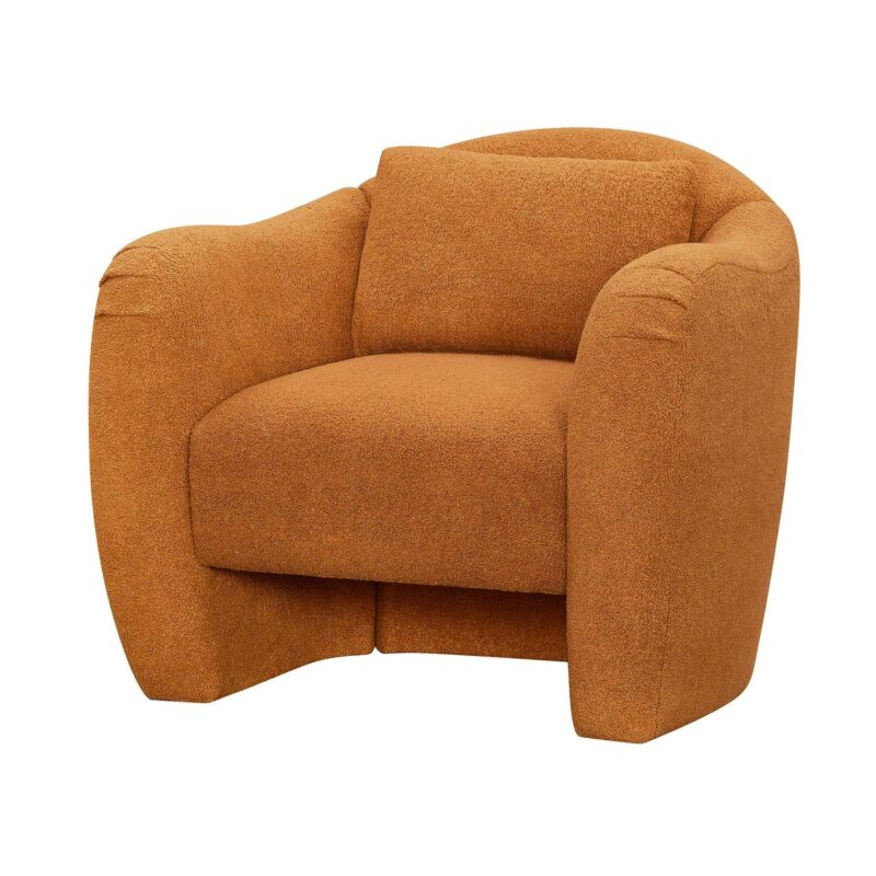 Beautiful Barrymore Teddy Accent Chair by Drew Barrymore, Butterscotch Shearling - Image 8