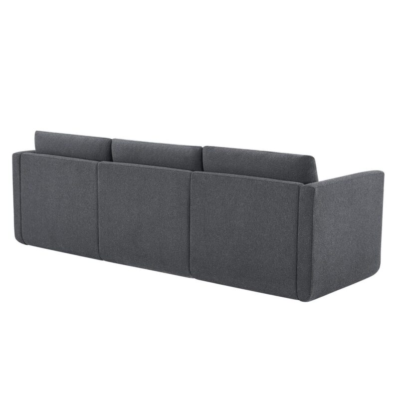 Beautiful Drew Modular Sectional Sofa with Ottoman by Drew Barrymore, Charcoal - Image 12
