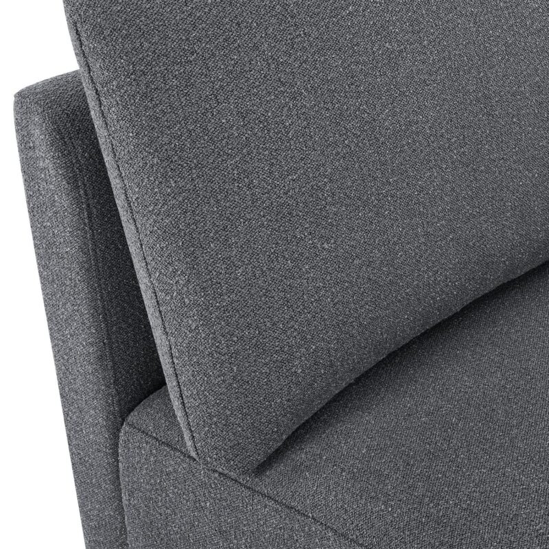 Beautiful Drew Modular Sectional Sofa with Ottoman by Drew Barrymore, Charcoal - Image 7