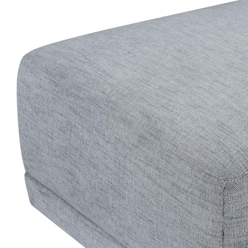 Beautiful Drew Modular Sectional Sofa with Ottoman by Drew Barrymore, Gray Fabric - Image 10