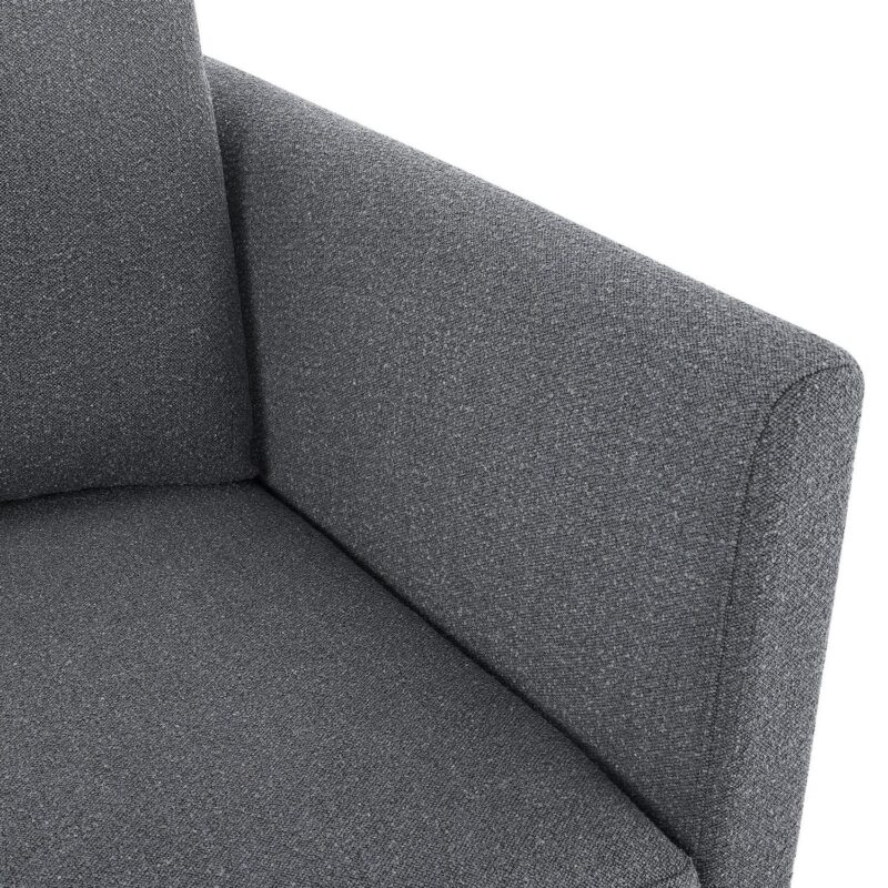 Beautiful Drew Modular Sectional Sofa with Ottoman by Drew Barrymore, Charcoal - Image 10