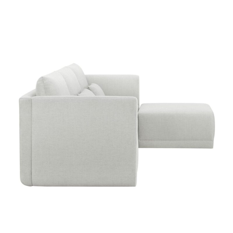 Beautiful Drew Modular Sectional Sofa with Ottoman by Drew Barrymore, Porcini Taupe - Image 9