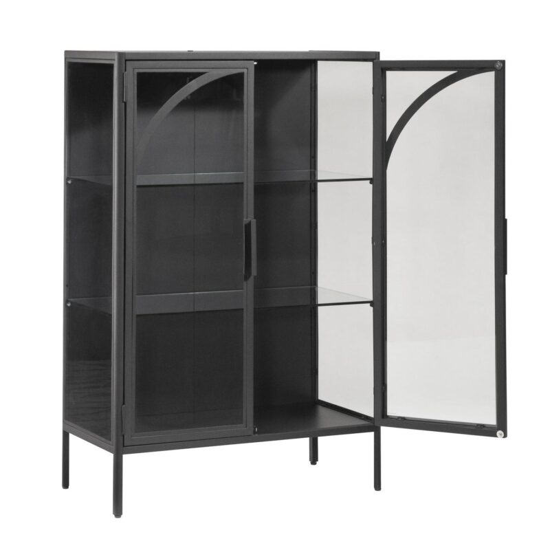Better Homes and Gardens Nola Accent Cabinet, Black Finish - Image 7