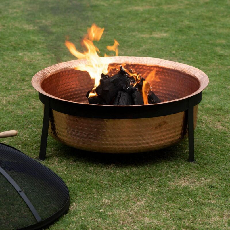 Better Homes and Gardens Wood Burning Copper Fire Pit, 30-inch diameter and 22-inch Height - Image 2