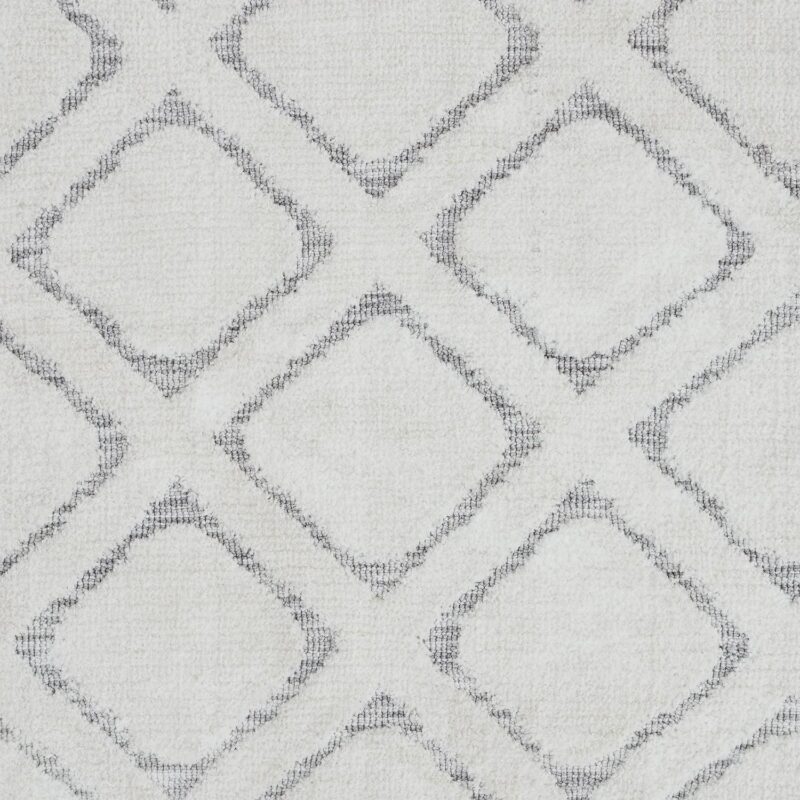 Better Homes and Gardens Tufted Diamond Indoor Area Rug, Ivory, High-Low Pile, 8' x 10' - Image 4