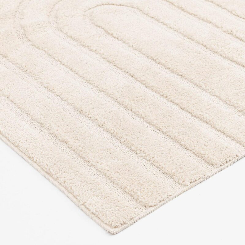 Better Homes and Gardens Arches Hi Low Indoor Area Rug, Ivory, 6'7 x9' - Image 6