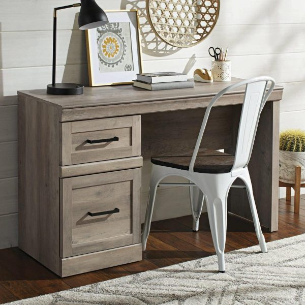 Better Homes and Gardens Glendale Transitional Desk, Rustic Gray Finish