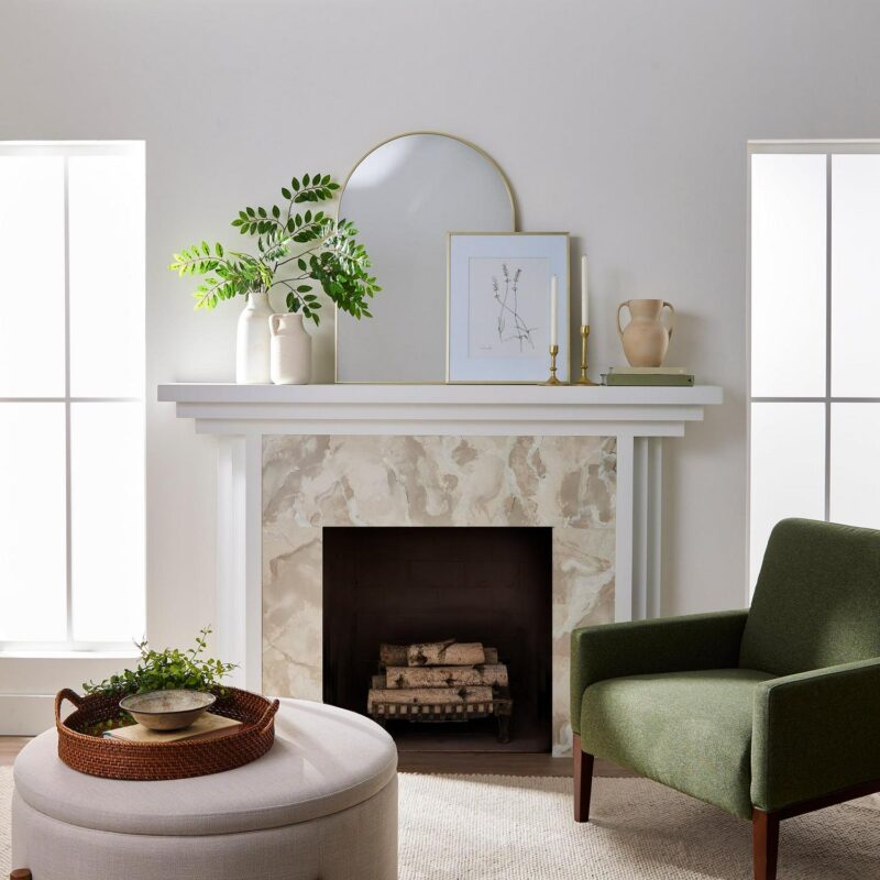 Better Homes and Gardens Reading Accent Chair, Olive - Image 3
