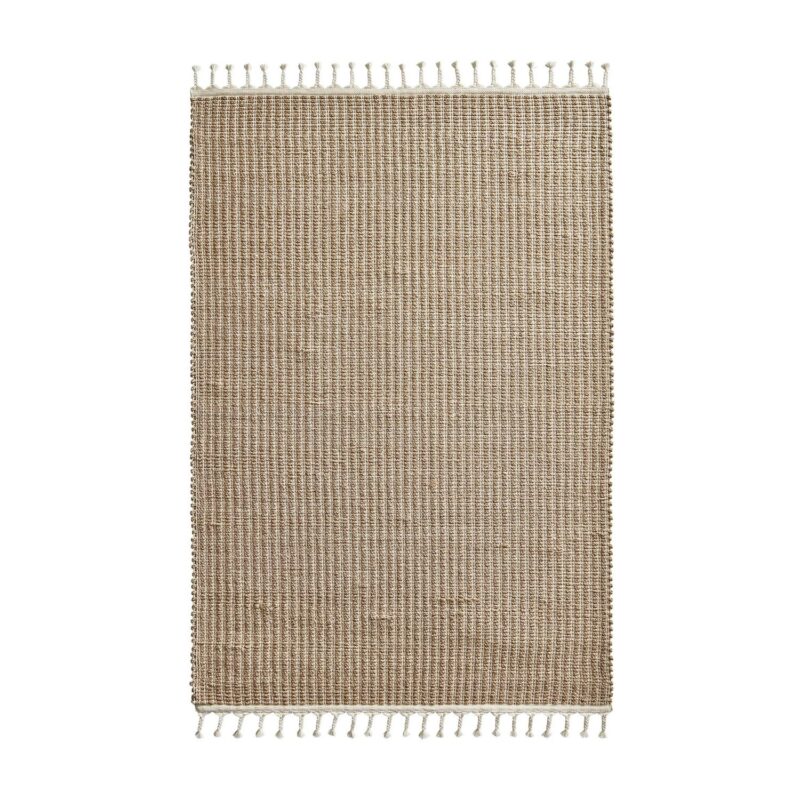 Better Homes and Gardens Ivory Natural Striped Rug by Dave and Jenny Marrs, 7'x10'