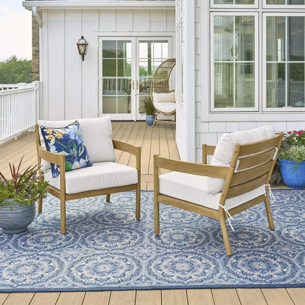 Better Homes and Gardens Astrid Outdoor Lounge Chair, 2 Pack