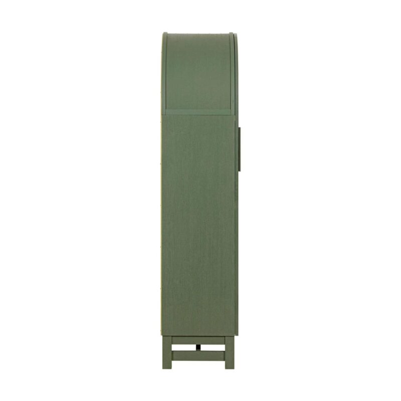 Better Homes and Gardens Juliet Arch Cabinet, Deep Green Finish - Image 3