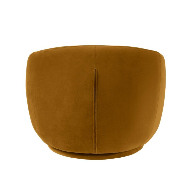 Better Homes and Gardens Mira Swivel Chair, Ochre Velvet - Image 7