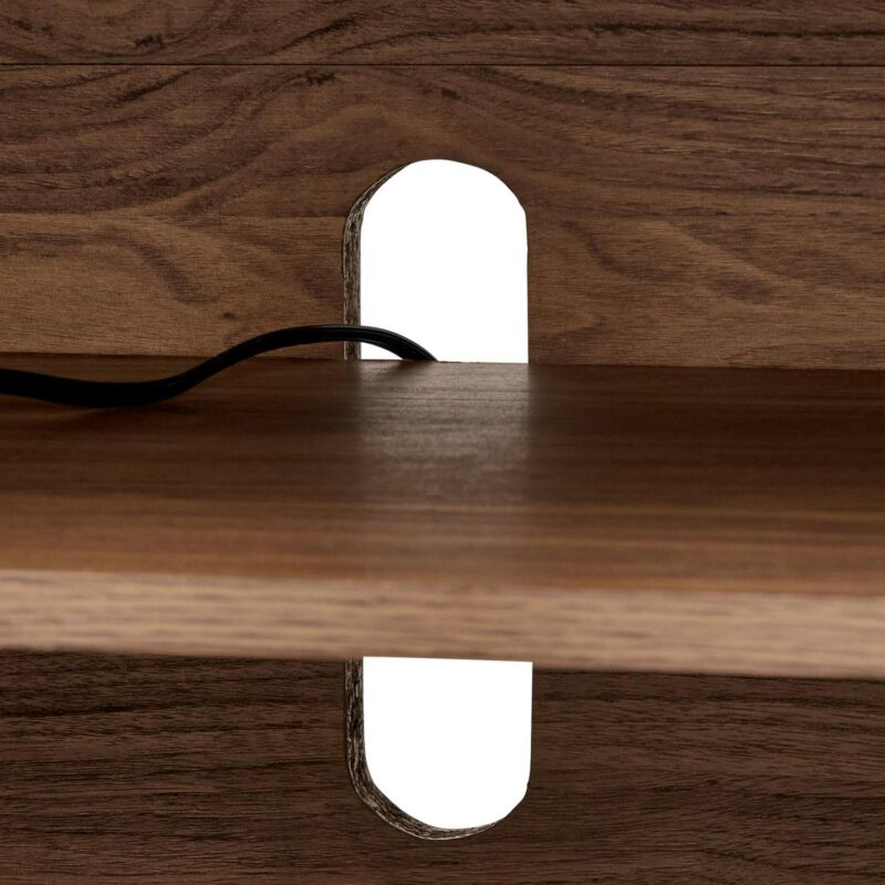 Better Homes and Gardens Trellis TV Stand for TVs up to 65 , Walnut - Image 8