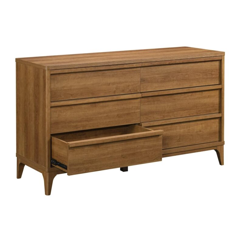 Better Homes and Gardens Greyson 6-Drawer Dresser, Acorn Finish - Image 4