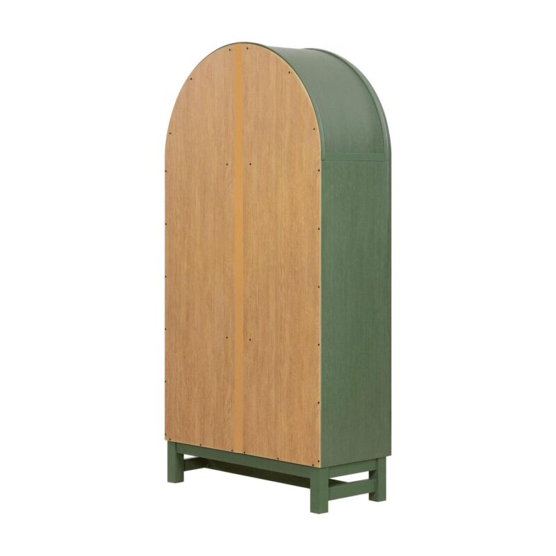 Better Homes and Gardens Juliet Arch Cabinet, Deep Green Finish - Image 4
