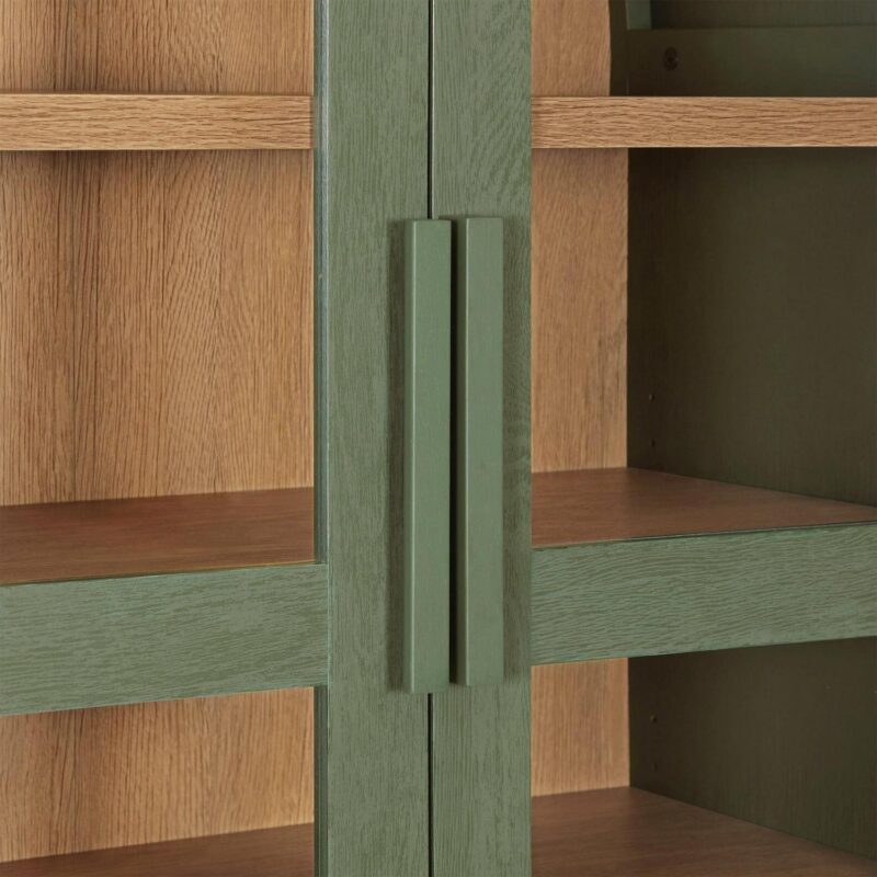 Better Homes and Gardens Juliet Arch Cabinet, Deep Green Finish - Image 7