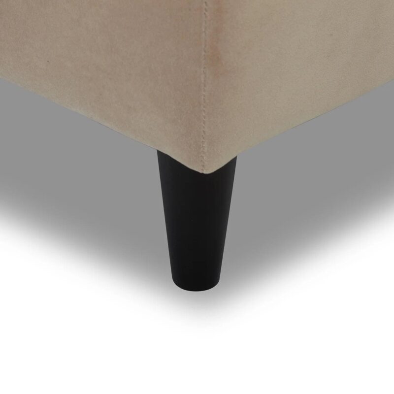 Better Homes and Gardens Springwood Wood Frame 83.46  Couch, Beige Velvet - Image 8