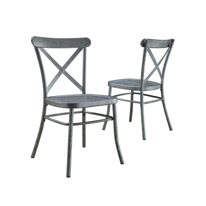 Better Homes and Gardens Distressed Dining Chairs (set of 2) and Modern Dining Bench Set - Image 3