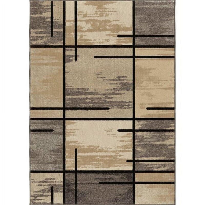 Better Homes and Gardens Spice Grid 5' X 7' Pewter Area Rug - Image 2