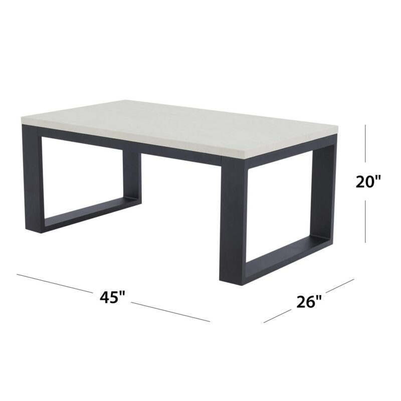 Better Homes and Gardens Ventura Outdoor Steel Patio Coffee Table - Image 5