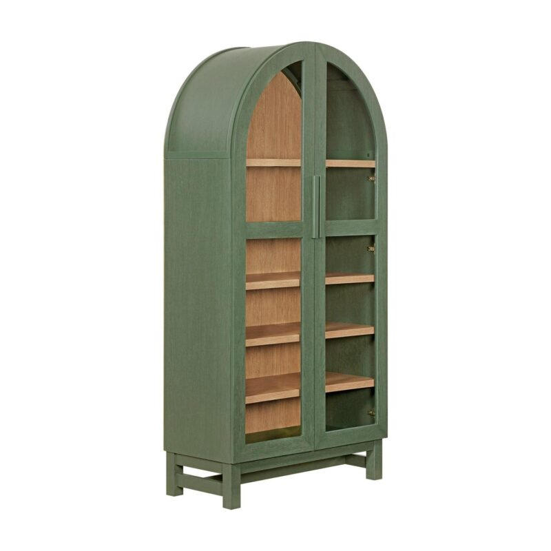 Better Homes and Gardens Juliet Arch Cabinet, Deep Green Finish - Image 9