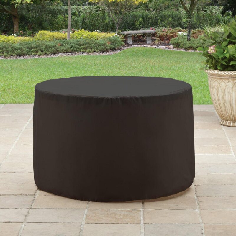 Better Homes and Gardens Colebrooke 37  Round 50,000 BTU Propane Gas Fire Pit Table with Glass Beads, Metal Lid and Protective Cover - Image 6