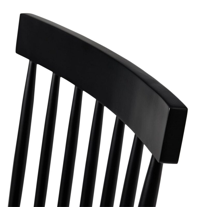 Better Homes and Gardens Gerald Counter Stool 2 Pack, Rich Black Finish - Image 2