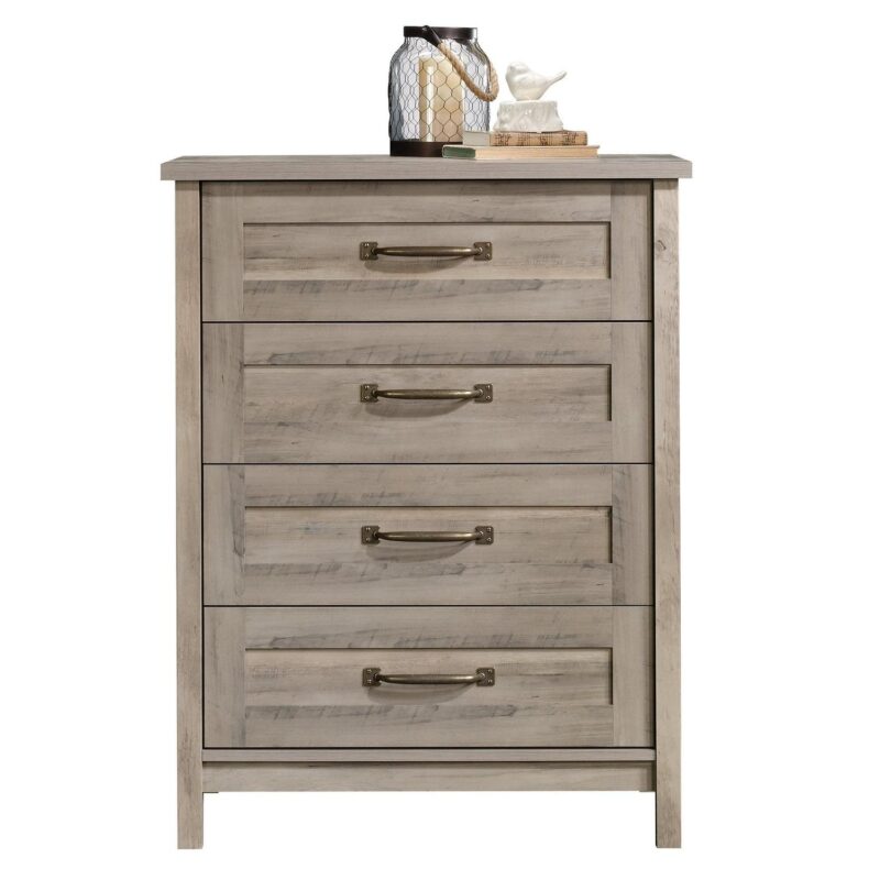Better Homes and Gardens Modern Farmhouse 4-Drawer Dresser, Rustic Gray Finish - Image 8