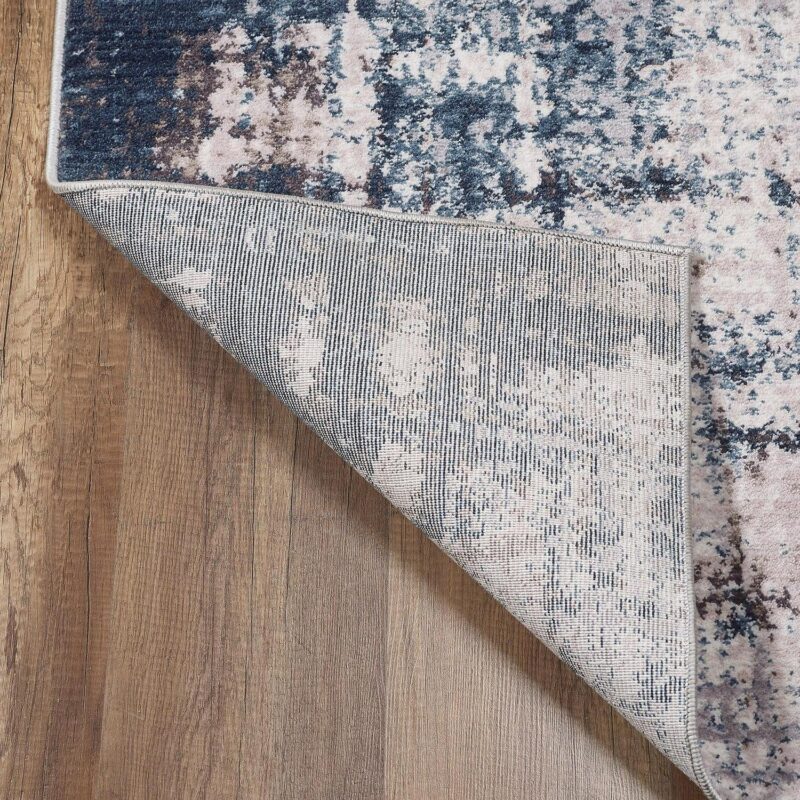 Better Homes and Gardens Navy Abstract Indoor Area Rug, 8' x 10' - Image 3