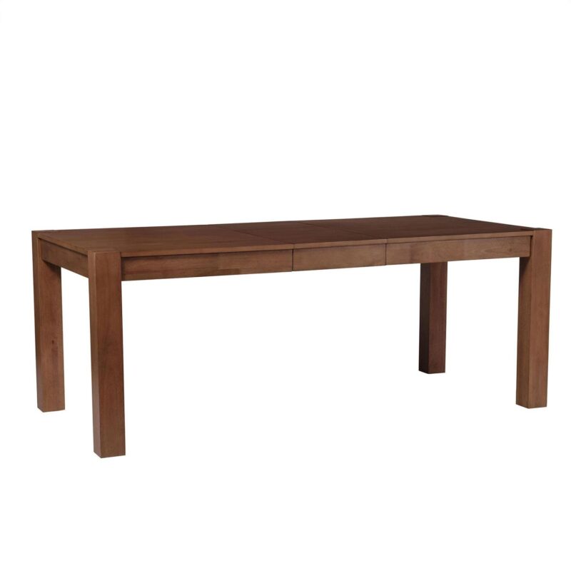 Better Homes and Gardens Bryant Solid Wood Extendable Dining Table, Walnut Finish - Image 2