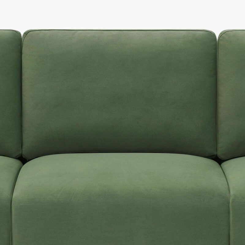 Better Homes and Gardens Wyatt Velvet Sofa, Sea Turtle - Image 2