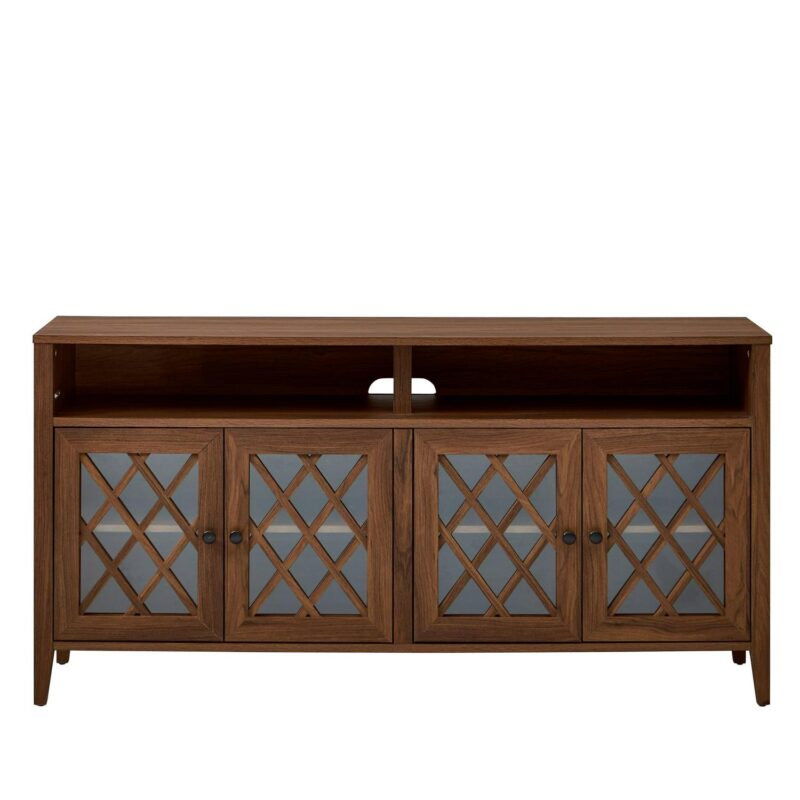 Better Homes and Gardens Trellis TV Stand for TVs up to 65 , Walnut - Image 3
