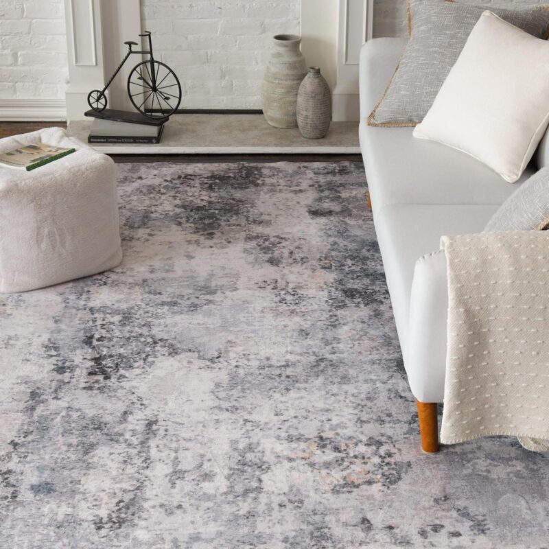 Better Homes and Gardens 7'3 x9'10  Abstract Faux Fur Indoor Area Rug - Image 9