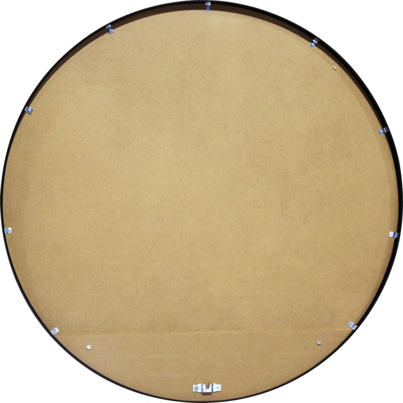 Better Homes and Gardens Wall Mirror Round, 32IN Diameter, Black Finish - Image 2
