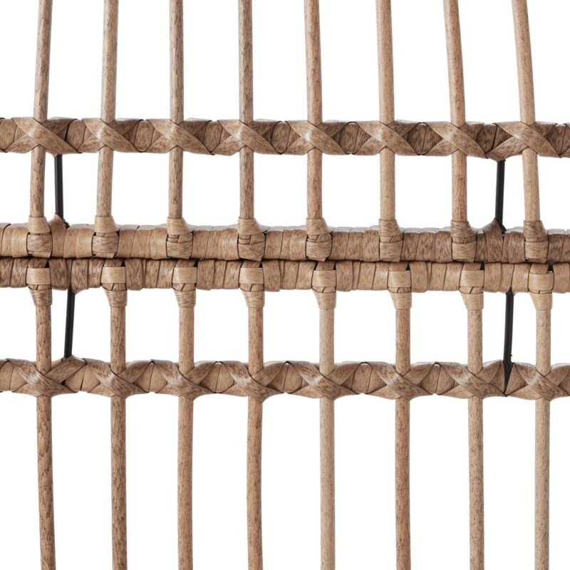 Better Homes and Gardens Willow Sage Outdoor Wicker Patio Cuddle Chair, Brown - Image 7